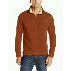 G.H.Bass Mens 1/2 Zip‎ Rock Fleece Sweater Jacket Size XL